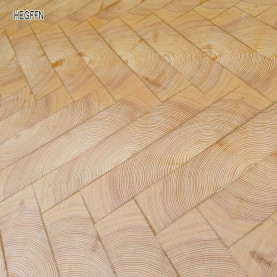 End grain - Herringbone end grain flooring fitting natural #CraftedForLife