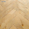 End grain - Herringbone end grain flooring fitting hand bevelled natural #CraftedForLife