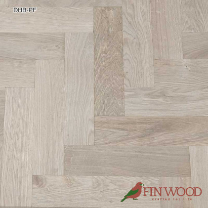 Diagonal herringbone parquet fitting #CraftedForLife