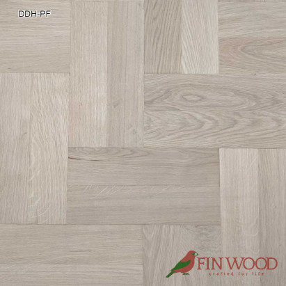 Diagonal double herringbone parquet fitting #CraftedForLife