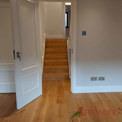 Stair Cladding - Modern look in London by Fin Wood #craftedForLife #CraftedForLife Stair Cladding - Modern look in London by Fin Wood #craftedForLife #CraftedForLife