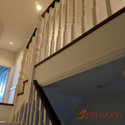 Stair Cladding - Classic look in London by Fin Wood #CraftedForLife #CraftedForLife Stair Cladding - Classic look in London by Fin Wood #CraftedForLife #CraftedForLife
