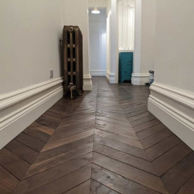 Chevron flooring London by Fin Wood Ltd #CraftedForLife #CraftedForLife