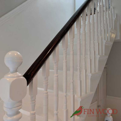 Victorian staircase restoration by Fin Wood Ltd #CraftedForLife #CraftedForLife