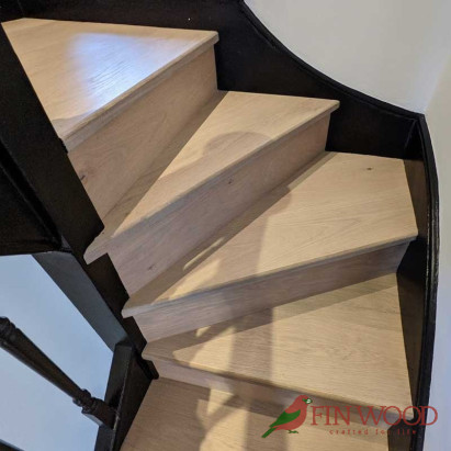 Stair Cladding - Classic look in London by Fin Wood #CraftedForLife #CraftedForLife Stair Cladding - Classic look in London by Fin Wood #CraftedForLife #CraftedForLife