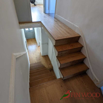 Stair Cladding - Classic look in London by Fin Wood #CraftedForLife #CraftedForLife Stair Cladding - Classic look in London by Fin Wood #CraftedForLife #CraftedForLife