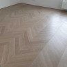 Oak Chevron Natural Lacquered Silver White 15x90x450mm #CraftedForLife #CraftedForLife