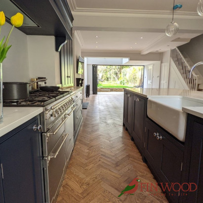 Herringbone parquet flooring London #CraftedForLife #CraftedForLife