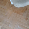 Oak Herringbone Premier Unsealed Natural 19x70x280mm #CraftedForLife #CraftedForLife