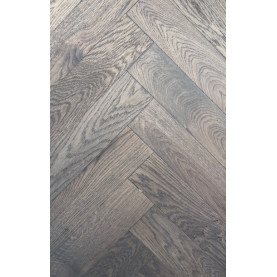 Oak Herringbone Brushed Natural Oiled Slate 15x100x400mm #CraftedForLife