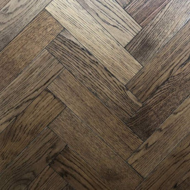Oak Herringbone Premier Oiled Ebony 15x70x280mm #CraftedForLife