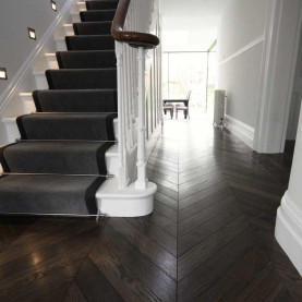 Chevron flooring London by Fin Wood Ltd #CraftedForLife #CraftedForLife