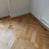 Oak Herringbone Premier Unsealed Natural 20x100x400mm #CraftedForLife