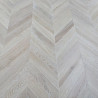 Oak Chevron Natural Lacquered Silver White 15x90x450mm #CraftedForLife #CraftedForLife