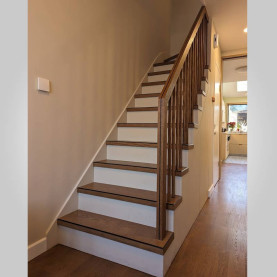 Stair Cladding - Modern look with painted risers #CraftedForLife