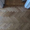 Oak Herringbone Premier Lacquered Antique 15x70x280mm #CraftedForLife