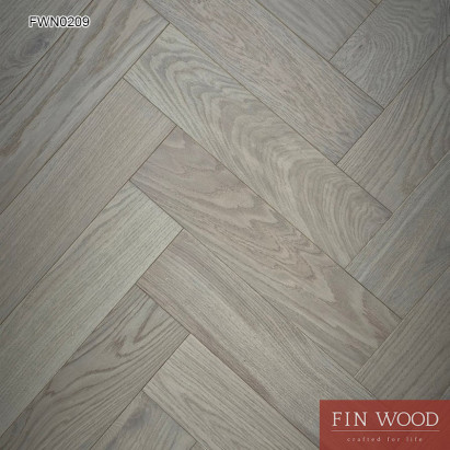 Oak Herringbone Natural Lacquered Drift Wood 15x100x400mm #CraftedForLife