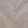 Oak Herringbone Natural Lacquered Drift Wood 15x120x600mm