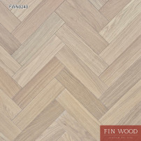 Oak Herringbone Natural Lacquered White Mist 15x70x280mm #CraftedForLife