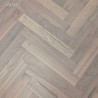 Oak Herringbone Natural Lacquered Tapioca 11x70x490mm #CraftedForLife