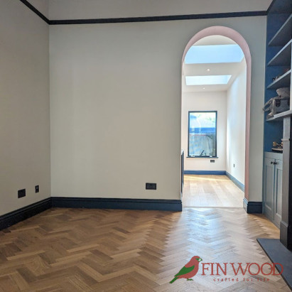 Oak Herringbone Natural Clear Oiled 15x70x280mm #CraftedForLife