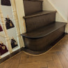 Herringbone flooring with border and tramline #CraftedForLife