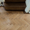 Parquet herringbone with curved borders #CraftedForLife