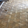 Fitting Hexagon Wood Tiles floors - hexagon parquet floor #CraftedForLife