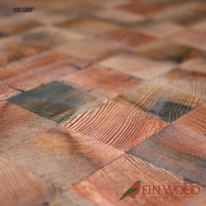 Square End Grain Blocks Flooring - London #CraftedForLife