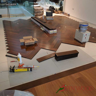 Herringbone solid wood parquet flooring - Parquet Floor #CraftedForLife