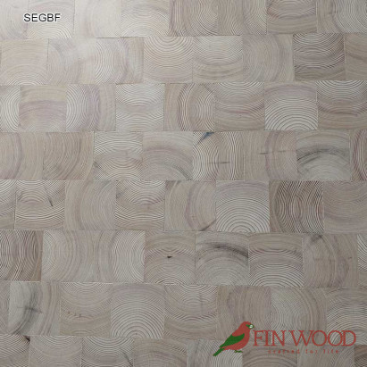 Square blocks end grain flooring #CraftedForLife