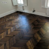 Chevron flooring London by Fin Wood Ltd #CraftedForLife #CraftedForLife
