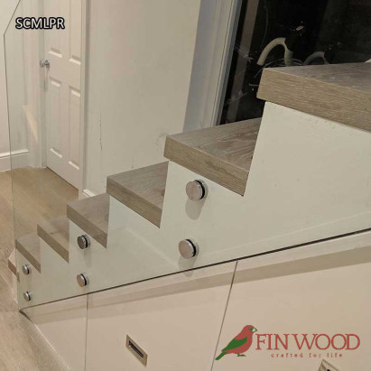 Stair Cladding - Modern look with painted risers by Fin Wood Ltd. London #CraftedForLife #CraftedForLife Stair Cladding - Modern look with painted risers by Fin Wood Ltd. London #CraftedForLife #CraftedForLife