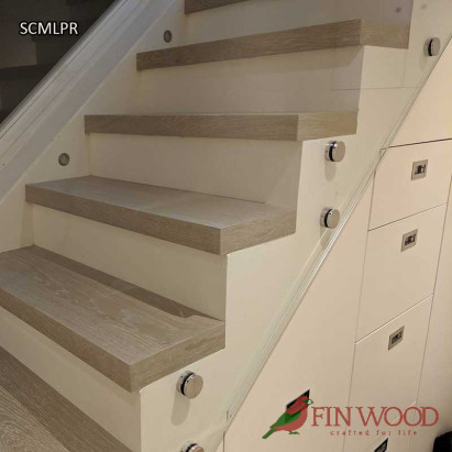 Stair Cladding - Modern look with painted risers by Fin Wood Ltd. London #CraftedForLife #CraftedForLife Stair Cladding - Modern look with painted risers by Fin Wood Ltd. London #CraftedForLife #CraftedForLife