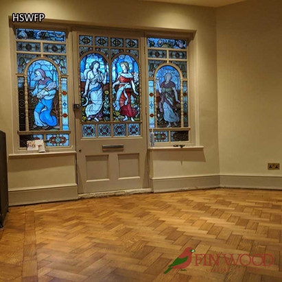 Herringbone parquet flooring by Fin Wood Ltd. London #CraftedForLife #CraftedForLife