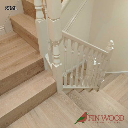 Stair Cladding - Modern look in London by Fin Wood #craftedForLife #CraftedForLife Stair Cladding - Modern look in London by Fin Wood #craftedForLife #CraftedForLife
