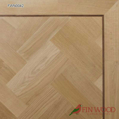 Oak Herringbone Premier Unsealed Natural 19x70x280mm #CraftedForLife #CraftedForLife