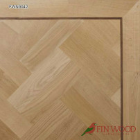 Oak Herringbone Premier Unsealed Natural 19x70x280mm #CraftedForLife #CraftedForLife