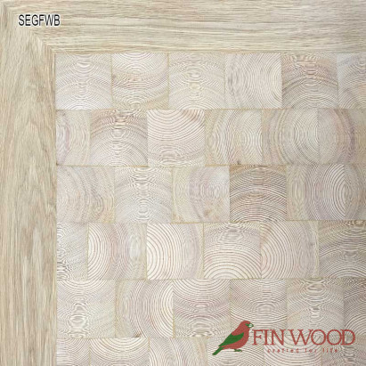 End Grain - Square end grain flooring fitting premier with border #CraftedForLife End Grain - Square end grain flooring fitting premier with border #CraftedForLife