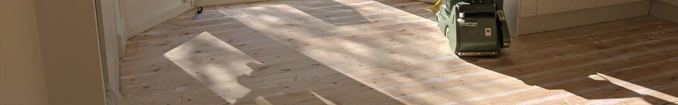 Original pine boards finishing
