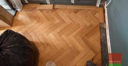 Parquet flooring transforms Highgate home #CraftedForLife