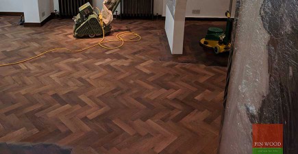 Our Restoration Work Improves a Rare Parquet Wooden Floor #CraftedForLife