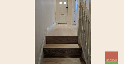 Stair cladding & Wood flooring makes a lasting impression in Wimbledon #CraftedForLife