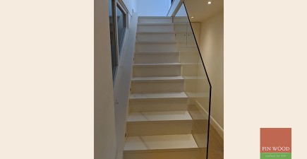 Modern Bespoke Staircase Clad in Engineered Oak #CraftedForLife